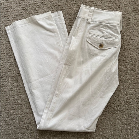 D&G Dolce & Gabbana White Cargo-Style Jeans / Pants (Italian Size 42 / US 6/8) - Picture 3 of 5